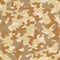 Brown military camouflage pattern, vector illustration. texture.
