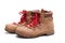 Brown mountain boots