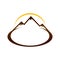 Brown Mountain Landscape Sign Symbol Design