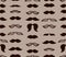 Brown mustache pattern