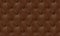 Brown natural leather background, classic checkered pattern for furniture, wall, headboard