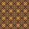 Brown and orange royal pattern. The Seamless vector background