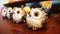 Brown Owl Decorative Porcelain Souvenir