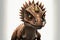 A brown pachycephalosaurus, animals, reptiles & amphibians