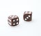 Brown pair of dice