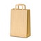 Brown paper carry bag 3D