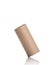 Brown paper roll. Studio shot isolated on white