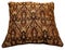 Brown Patterned Decorative Pillow