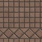 Brown Pave Slabs in the Form of Small Squares and