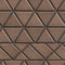 Brown Pave Slabs in the Form of Triangles and