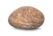 Brown pebble isolated