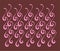 Brown pink twirling wave wind shape wallpaper and vector background