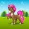 Brown pony icon