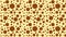 Brown Random Dots pattern Vector Art