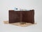 Brown real leather mens wallet