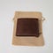 Brown real leather mens wallet