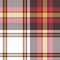 Brown, red, yellow plaid pattern vector. Seamless colorful herringbone check plaid.