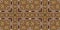 Brown safari animal print patchwork seamless border pattern. Natural quilt clash damask style in brown printed fabric