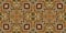 Brown safari animal print patchwork seamless border pattern. Natural quilt clash damask style in brown printed fabric