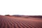 brown sand dunes in the desert. transparent isolated PNG file.