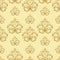 Brown seamless pattern