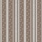 Brown shade and white vertical striped with spot knitting patter