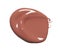 Brown smear paint of cosmetic products
