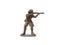 Brown soldier toy.