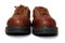 Brown steel-toe boots