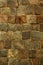 Brown stone block ancient fort wall texture background