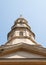 Brown Stone Steeple from Below