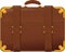 Brown suitcase