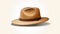 Brown Sun Hat: Realistic Adventure Themed Design By Thomas Moran