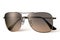 Brown sunglasses isolated