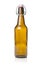 Brown swing top beer bottle