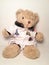 Brown Teddy Bear Astronaut Space Bear Stuffed Plush Animal Toy