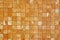 Brown tiles wall texture