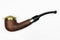 Brown tobacco pipe