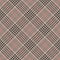 Brown tweed pattern plaid vector. Seamless diagonal texture. Abstract geometric design.