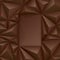 Brown vector geometric background.