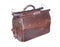 Brown vintage valise