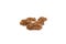 Brown walnuts isolated