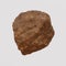 Brown weathered rock. stone sample