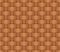 Brown wicker basket texture. seamless pattern