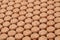 Brown wine corks background