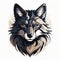 Brown Wolf Head Drawing - Ominous And Distinctive Character Design