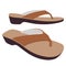 Brown woman shoes on white background. Woman sandal