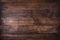 Brown wood background, painted boards rustic style wenge color