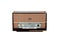 Brown wooden analog radio