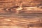 Brown wooden background close-up of old planks and brown timber in vintage style and grunge look as rustic rough antique organic